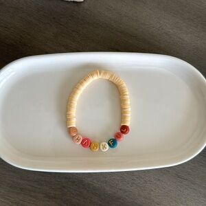 “Thankful” Beaded Handmade Bracelet for Girls